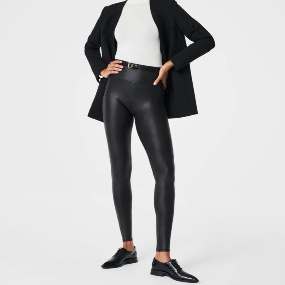 SPANX Faux Leather Leggings